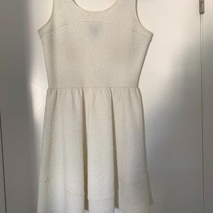 Aqua White Dress
